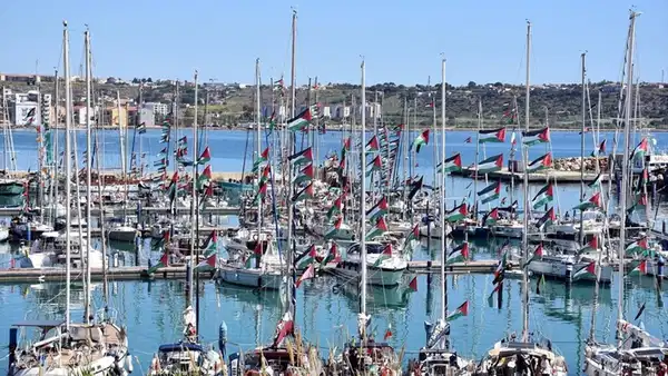 Sumud Filosu, 56 Sivil Gemisiyle Gazze’ye Yardım Gönderiyor